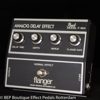 Pearl F-604 Flanger Analog Delay Effect s/n 509647 late 70's Japan image 5