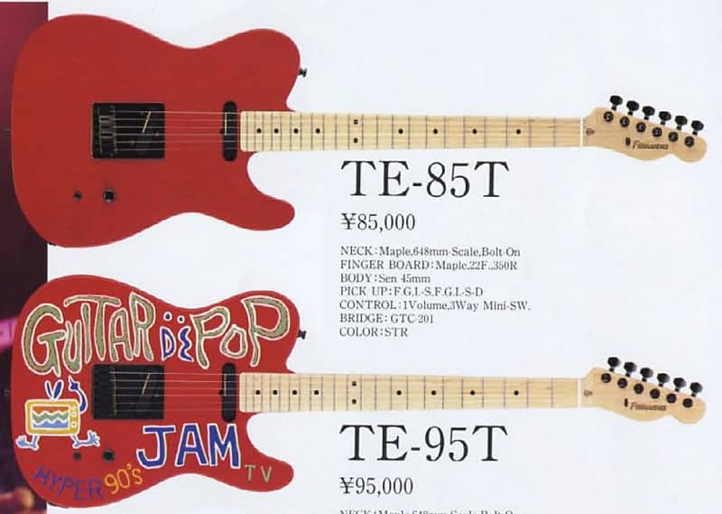 Fernandes TE-85T Takuya signature Telecaster 1995 - | Reverb