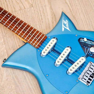 Tokai Talbo Woody 1 Electric Guitar Blue Japan, Blazing Fire | Reverb