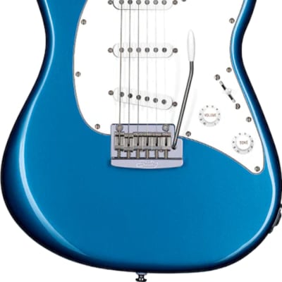 Sterling Cutlass CT50SSS Electric Guitar, Toluca Lake Blue image 2