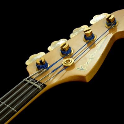 K.Nyui Custom Guitar Active JB Fretless MOD White Blonde  [10/13] image 5
