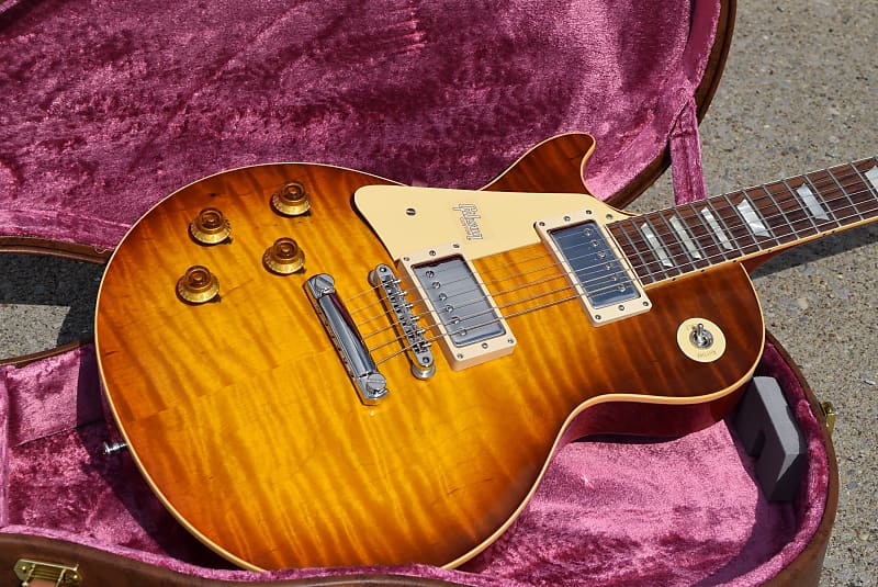 Left Handed 2018 Gibson Historic 1959/R9 Les Paul, New with COA/OHSC, Magnificent Top! image 1