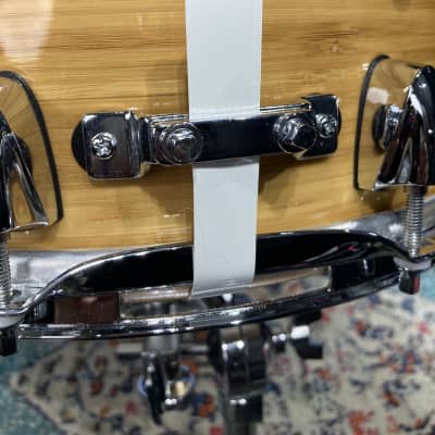 Yamaha - 14x6.5" CMSD1465 Bamboo Snare Drum 2008, Natural Satin image 13