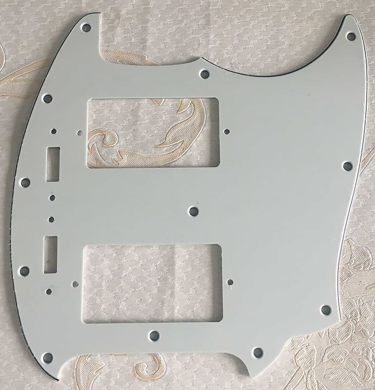 Pick US Mustang With PAF Humbucker Pickup Guitar Pickguard Scratch Plate,3 Ply Mint Green image 1