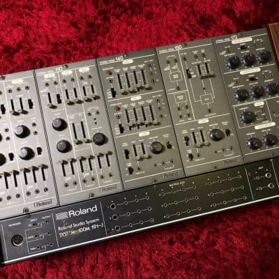 Rare Roland SYSTEM-100M 191-J/112/110/140/150/172 Analog Synthesizer Modular vintage Used in Japan image 1