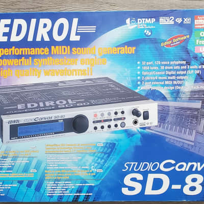 Edirol SD-80 Multitimbral Sound Generator (Roland XV) | Reverb