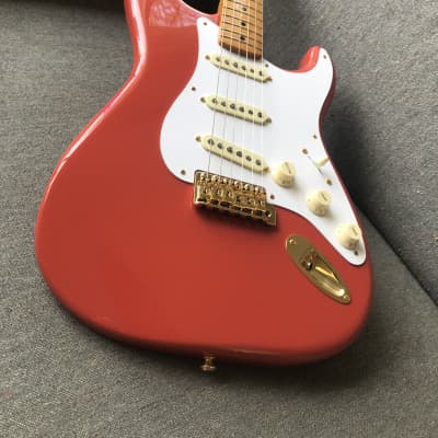 Fender Limited Edition Classic Series '50s Stratocaster, Fiesta Red 2018 Fiesta Red image 2