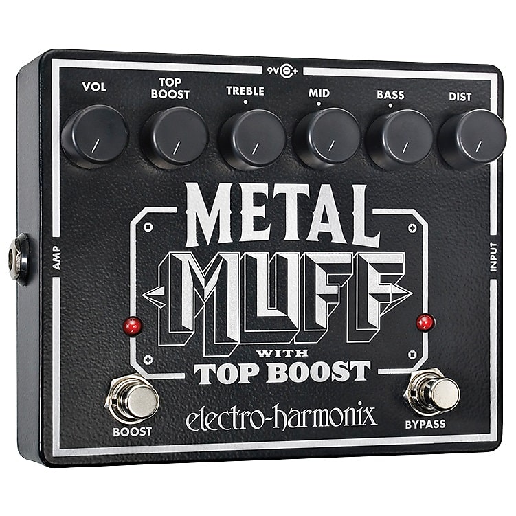 New Electro-Harmonix EHX Metal Muff Distortion w/ Top Boost Guitar Pedal image 1