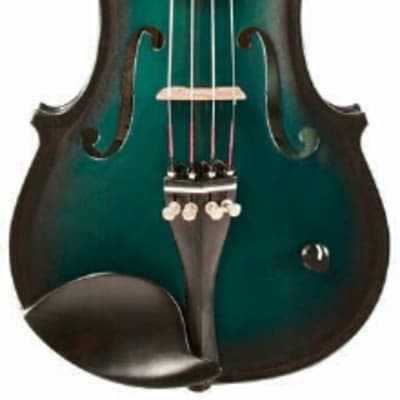 Barcus-Berry Vibrato-AE Acoustic-Electric Violin Outfit w/ Case - Green image 1