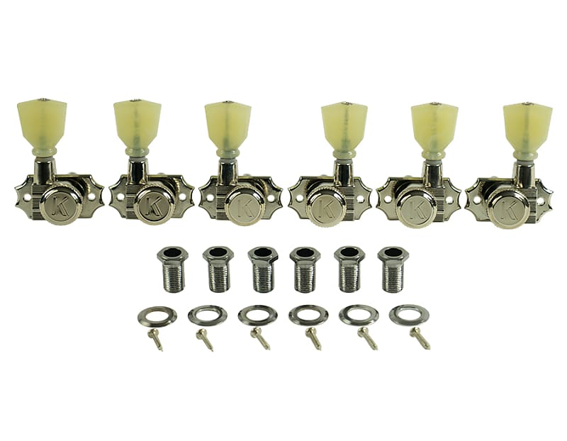 Kluson Revolution 3X3 Locking Tuners, Keystone Buttons Reverb