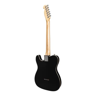 J&D Luthiers Custom TE-Style Electric Guitar (Black) image 2