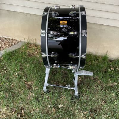 Pearl Concert Bass Drum 28" Head 14" Deep Perfect Condition with Tilting Stand image 2