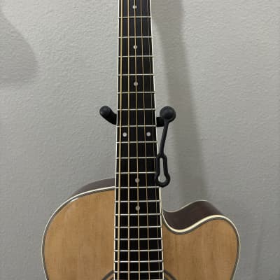 Ibanez AEB105E 5-String Acoustic-Electric Bass Purpleheart Fretboard Natural image 3