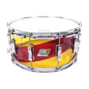 Ludwig 6.5x14 Vistalite Snare Drum Red/Yellow Limited Edition
