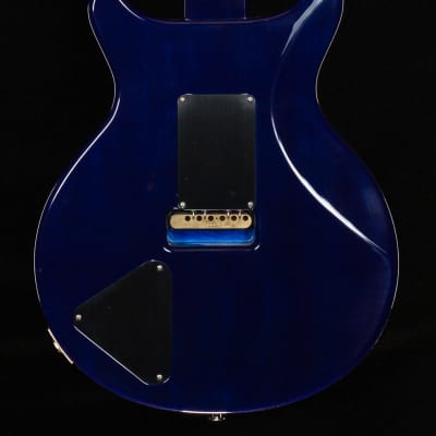 PRS Santana Retro Emerald Burst Blue Binding Custom Color - 0335164-8.39 lbs image 4