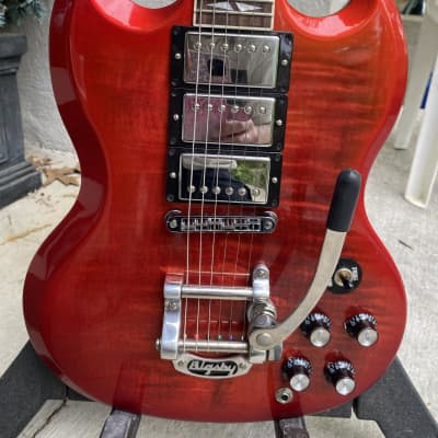 Gibson SG Deluxe 2013 - Red Fade for sale