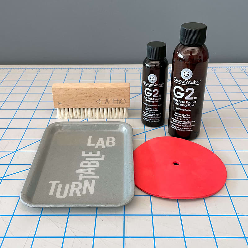 Turntable Lab: Triple Operation Vinyl Record Cleaning Brush