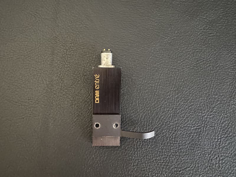 DAM Entre ES-12 Black Aluminum Headshell 12g &amp; 5N Pure Silver Litz Leads  			