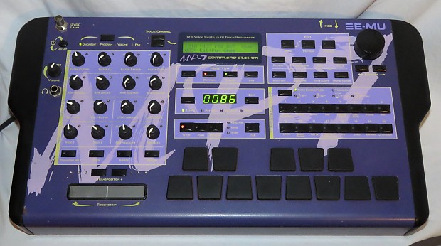 E-MU Emu MP-7 MP7 Mo'Phatt Command Station Synth Module/Sequencer