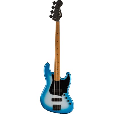Squier Contemporary Active Jazz Bass HH, Roasted Maple Fingerboard, Black Pickguard, Sky Burst Metallic for sale