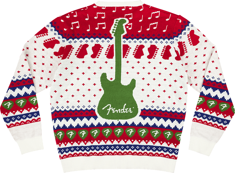 Guitar Ugly Christmas Sweater. Gift for Guitarist. Bassist. Ugly