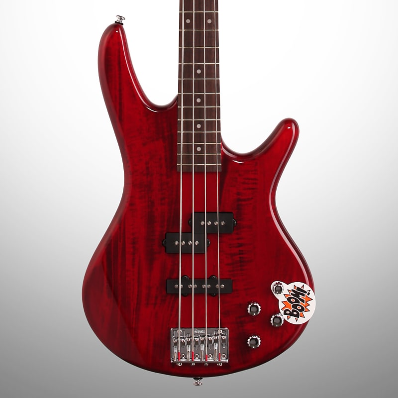 Ibanez GSR200 Electric Bass - Transparent Red image 1