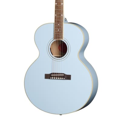 Epiphone Inspired by Gibson Custom J-180 LS Small Jumbo Electro Acoustic, Frost Blue for sale