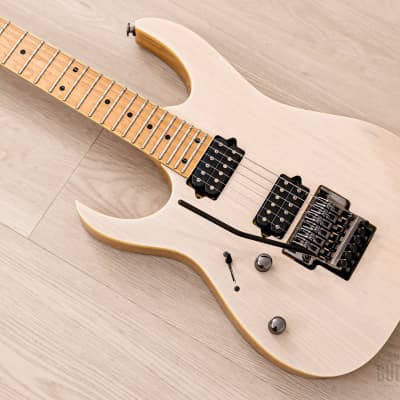 2017 Ibanez Prestige RG652AHML Left-Handed Antique White Blonde, Near-Mint w/ Case image 1