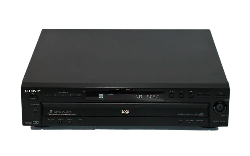 MINT FULLY RESTORED VINTAGE SONY DVP-NC600 5 DISC CD DVD PLAYER  			