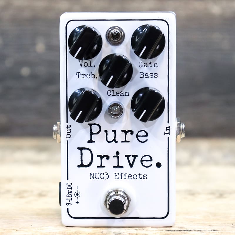 NOC3 Effects Pure Drive 4 Tone Controls Clipping Switch Overdrive Effect  Pedal