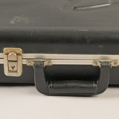 Vintage 1977 1978 1979 1980 1981 Fender Stratocaster Telecaster Molded Plastic Guitar Black CASE USA 1970s image 6
