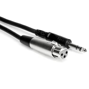 Hosa STX-120F XLR3F to 1/4" TRS Male Balanced Interconnect cable - 20'