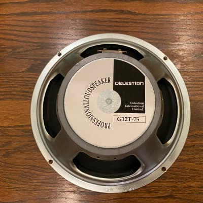 Celestion G12T-75 1980's Vintage Made In England | Reverb