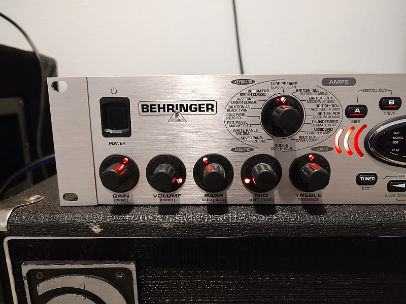 希少 BEHRINGER 2U RACK BASS V-AMP PRO ベリンガー アンプ