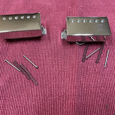 Gibson BurstBucker 61R + 61T Pickup Set 2021 Nickel | Reverb