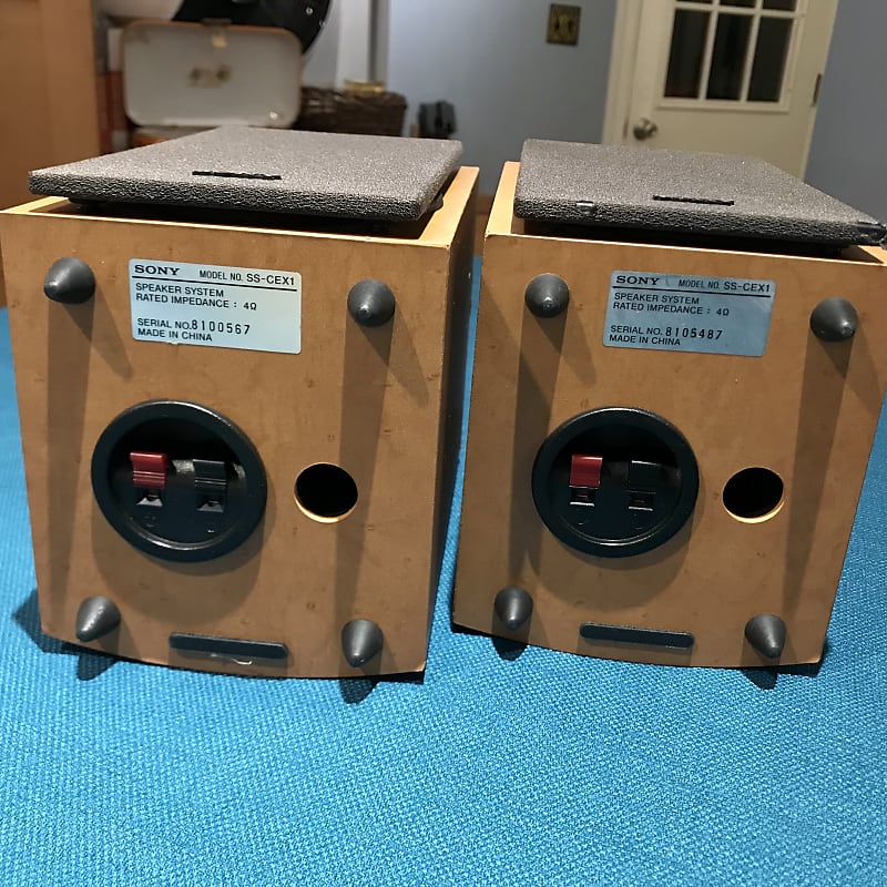 SONY SS-CEX1スピーカーシステム Sony SS-CEX1 2-Way Bookshelf Speakers, 35W, 4ohm TESTED see