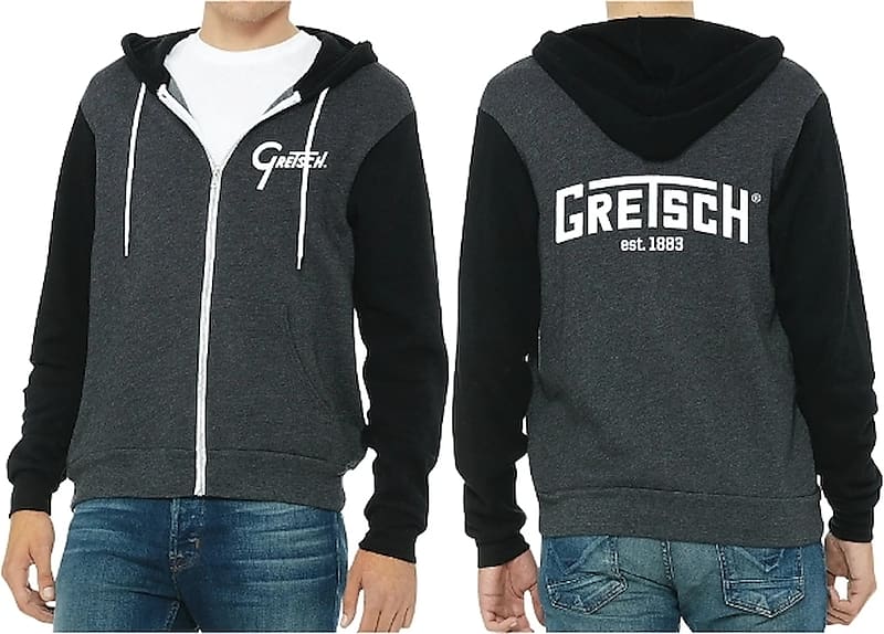 Gretsch Full Zip Fleece Hoodie Reverb