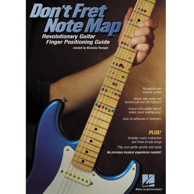 Don't Fret Note Map: Revolutionary Guitar Finger Positioning Guide image 1