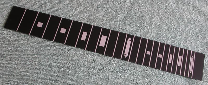 Slide Steel Lap Guitar Fretboard 22.5 Scale 6 String Non-Glare Plexi For DIY Builds GeorgeBoards™ #1 image 1