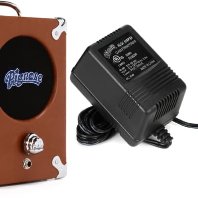 Pignose Amps Pignose 5-watt 1x5" Combo Amp - Brown  Bundle with Pignose Amps Pignose Amp AC Adapter image 1