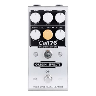 Origin Effects Cali76 Stacked Edition Compressor - Silver [New] image 3