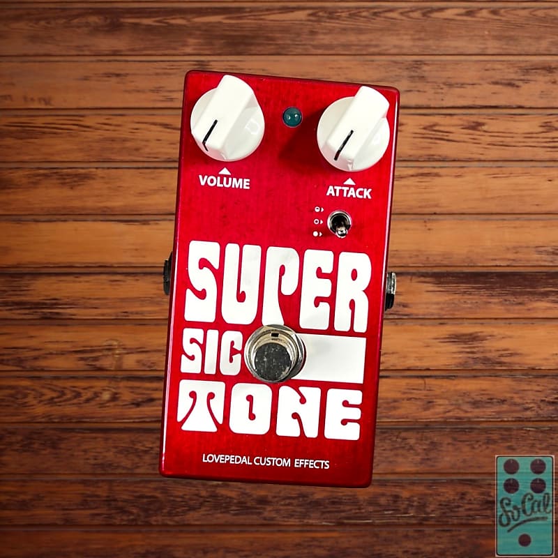 Lovepedal Super Sic Tone Fuzz Limited Edition Red