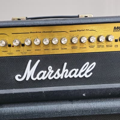 Marshall MG MG100HDFX 2-Channel 100-Watt Solid State Guitar Amp Head 2004 -  2008 | Reverb UK