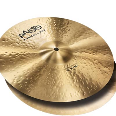Paiste Formula 602 Modern Essentials 14 Inch Top Hi-Hat Cymbal with Soft & Meaty Chick Sound (1143814) image 1