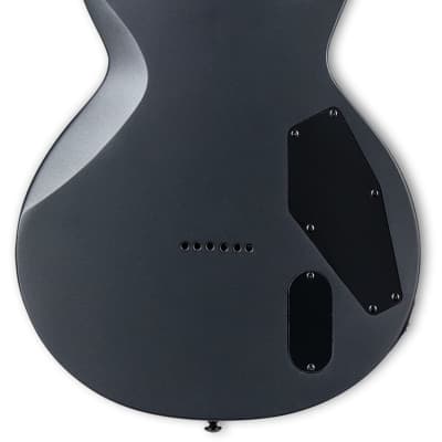 ESP LTD EC-1000 BARITONE LH Charcoal Metallic Satin (B Stock) image 2