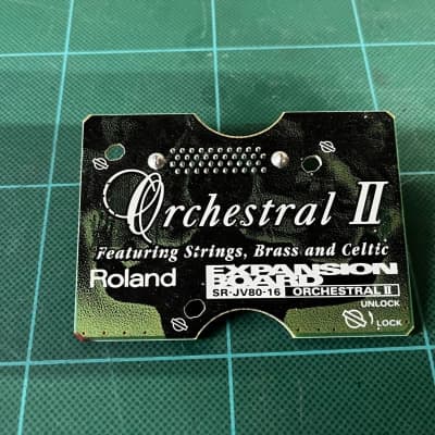 Roland SR-JV80-16 Orchestral II Expansion Board 1990s - Green