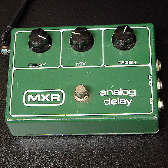 ギター mxr analog delay m-118 Vintage MXR M118 Analog Delay Effects Pedal Free USA