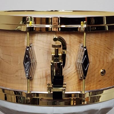 Craviotto 6.5x14 solid curly maple Private Reserve Snare Drum "Builder's Choice" - Unique image 2