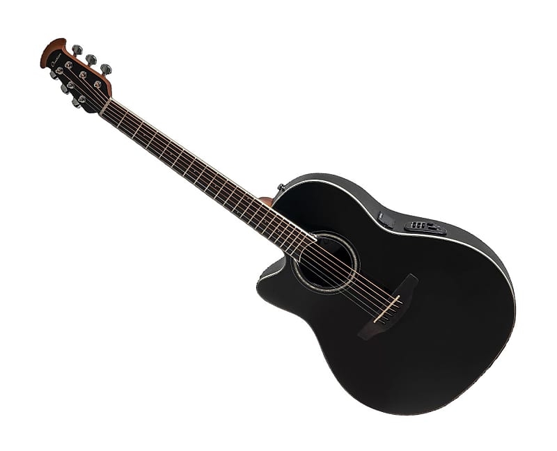 Ovation Celebrity Traditional CS24L-5G LH A/E Guitar - Black image 1