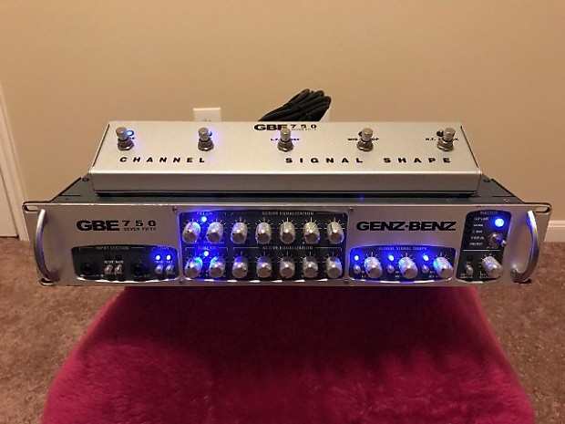 セール 登場から人気沸騰 Amplifier Bass 750 GBE Genz-Benz w/Brand Footswitch NEW ベース